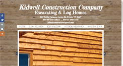 Desktop Screenshot of kidwellconstructionwv.com